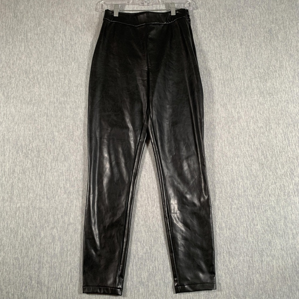 Abercrombie & Fitch Pants Womens Small Black Vegan Leather‎ High Rise Leggings